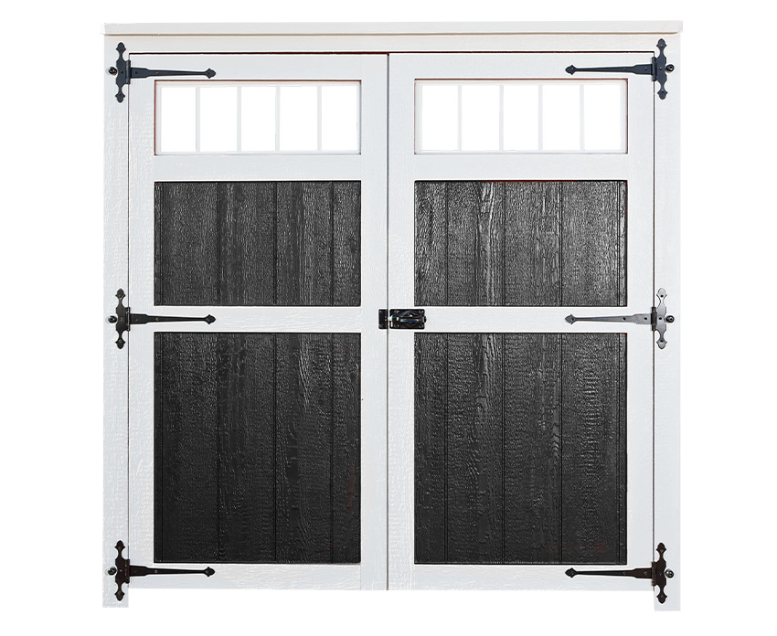 Double Carage Doors for shed for sale in Alabama