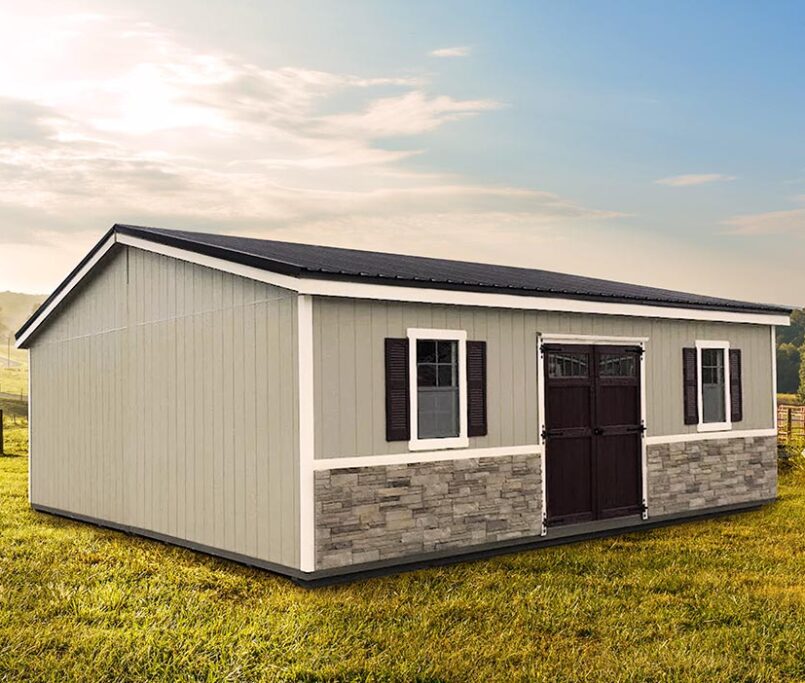 Double Wide Office and Studio Building for sale in Alabama. Customization tips for double wide shed.