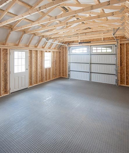 Lux-Guard Flooring for Storage Shed